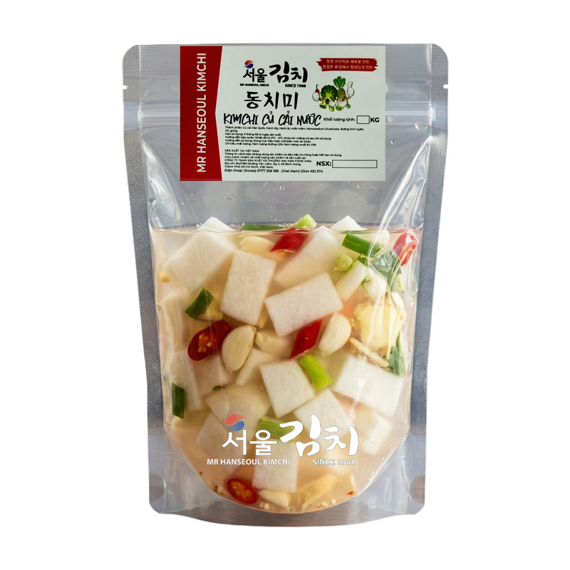 Kim Chi Củ Cải Nước - 3Kg